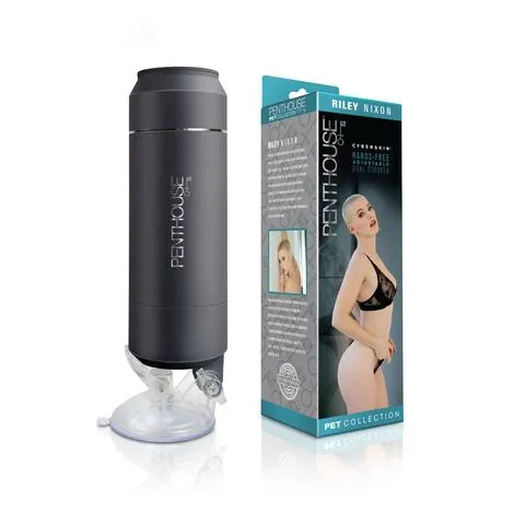 Penthouse Pet Cyberskin Riley Hands Free Adjustable Stroker Riley Nixon Topco Male Sex Toys Penthouse Pet Cyberskin Riley Hands Free Adjustable Stroker Riley Nixon Topco Male Sex Toys