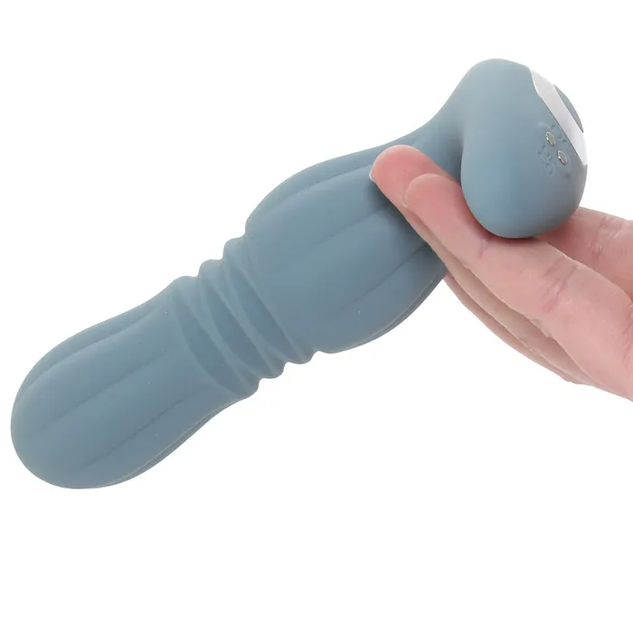 Renegade Gemini Thrusting Anal Plug with Remote in Grey ns novelties Male Sex Toys