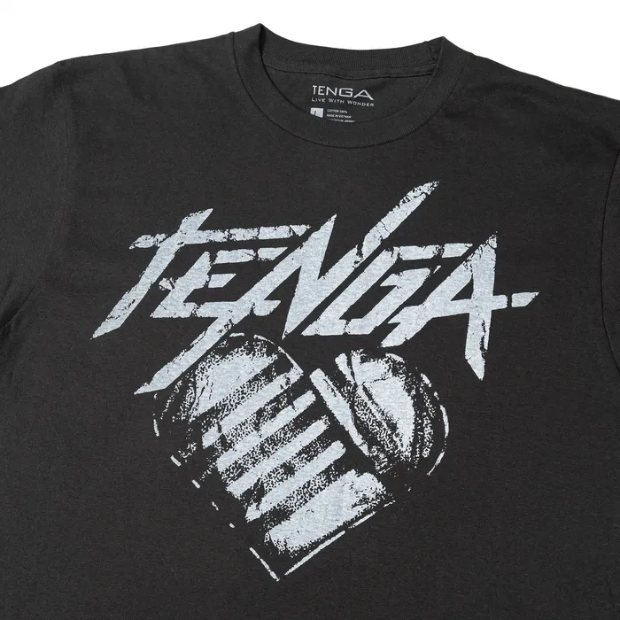 TENGA STORE EUROPE Anal TENGA Hearts TShirt Black