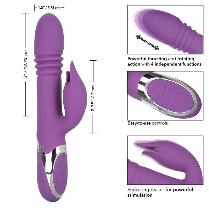 CALEXOTICS Female Sex Toys Calexotics Enchanted Kisser Rabbit Vibrator