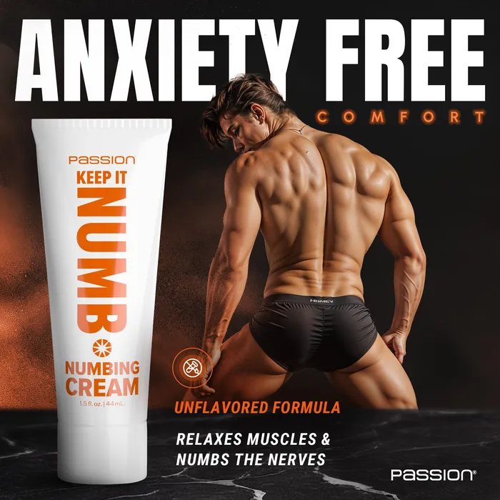 Passion Lubricants Keep it Numb Numbing Cream Male Sex Toys
