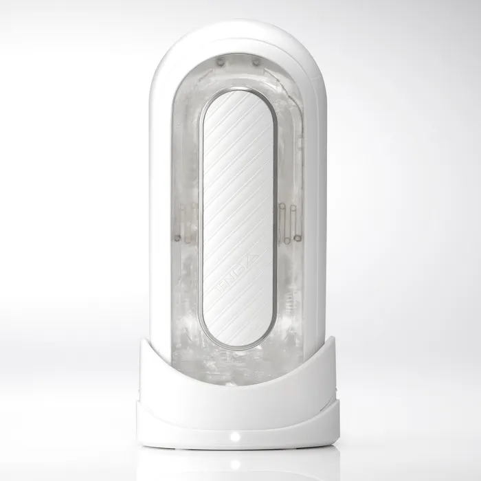 Tenga Male Sex Toys White Flip Zero Gravity Vibrating Masturbator
