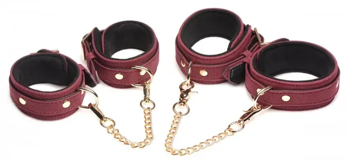 Couples XR Brands Velvet 6 Piece Bondage Set