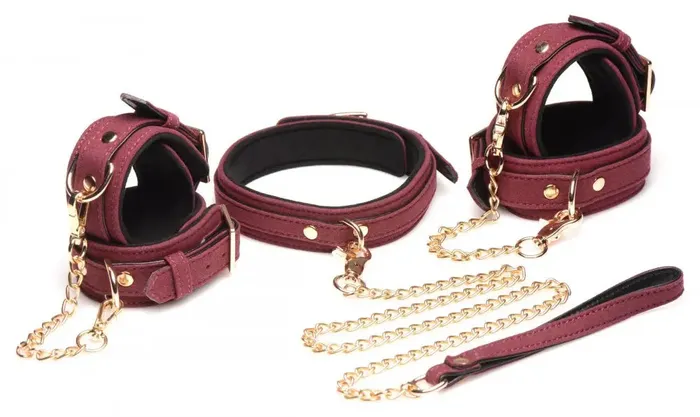 Couples XR Brands Velvet 6 Piece Bondage Set