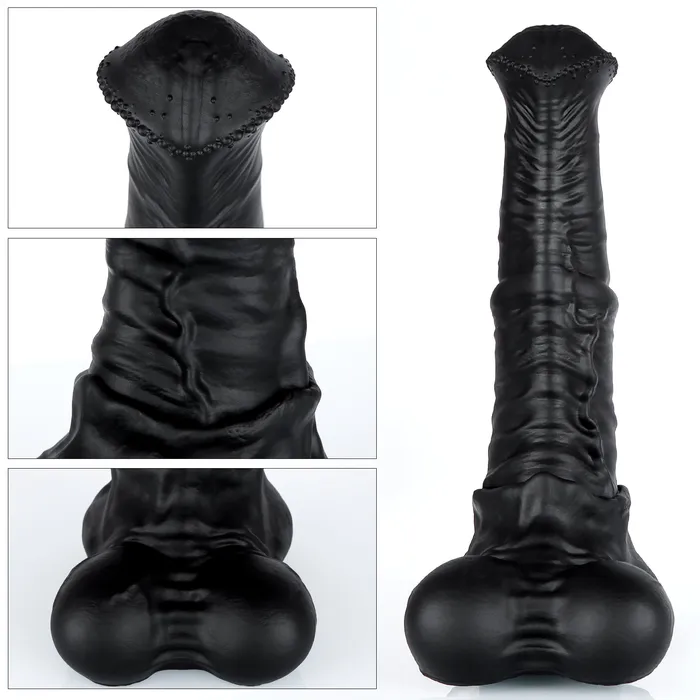 Domlust Anal Huge Horse Dildo Anal Butt Plug Prostate Massager Lifelike Monsterdildo Big Suction Cup Sex Toy