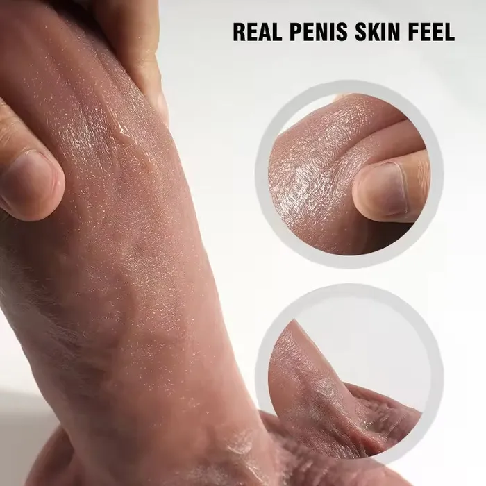 Domlust Anal Realistic Dildos Butt Plug Lifelike Big Girth Silicone Anal Dildo Female Sex Toys