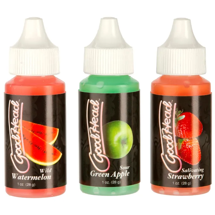 Enhancers Doc Johnson Good Head Tingle Drops 3 Pack