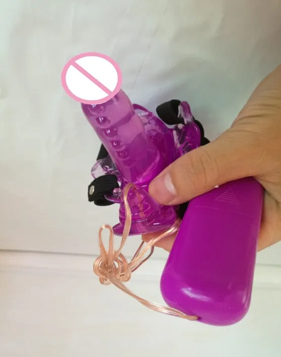 Female Sex Toys eprolo Wearable Butterfly Dildo Vibrator