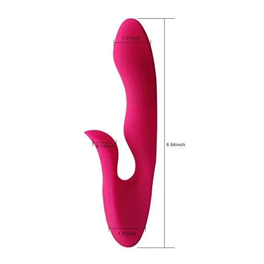 Levett Abby Premium Soft Silicone Gspot 3 Motors Massager Levett Female Sex Toys