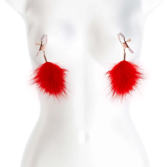 nsnovelties Bound Nipple Clamps F1 Red Vibrators